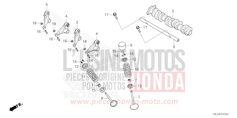NOCKENWELLE/VENTIL von CMX 1100 "Rebel" IRIDIUM GRAY METALLIC (NHC65) von 2024